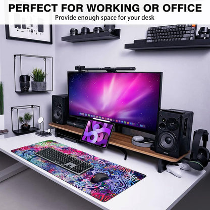 Gaming Mouse Pad, Large Extended Mouse Pad Big Computer Mousepad for Home Office Gaming Work 31.5X15.7Inch