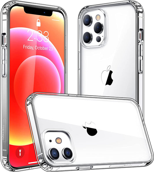 Compatible with Iphone 12 Case/Compatible with Iphone 12 Pro Case, Clear Shockproof Protective Phone Cases Slim Thin Cover for Iphone 12/12 Pro 6.1 Inch Released in 2020